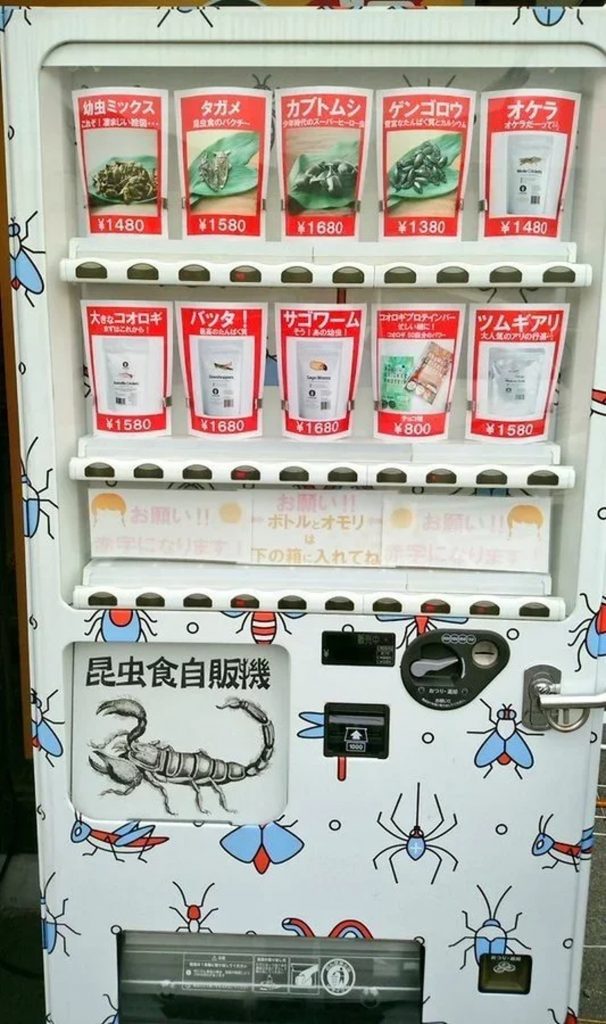 昆蟲零食販賣機