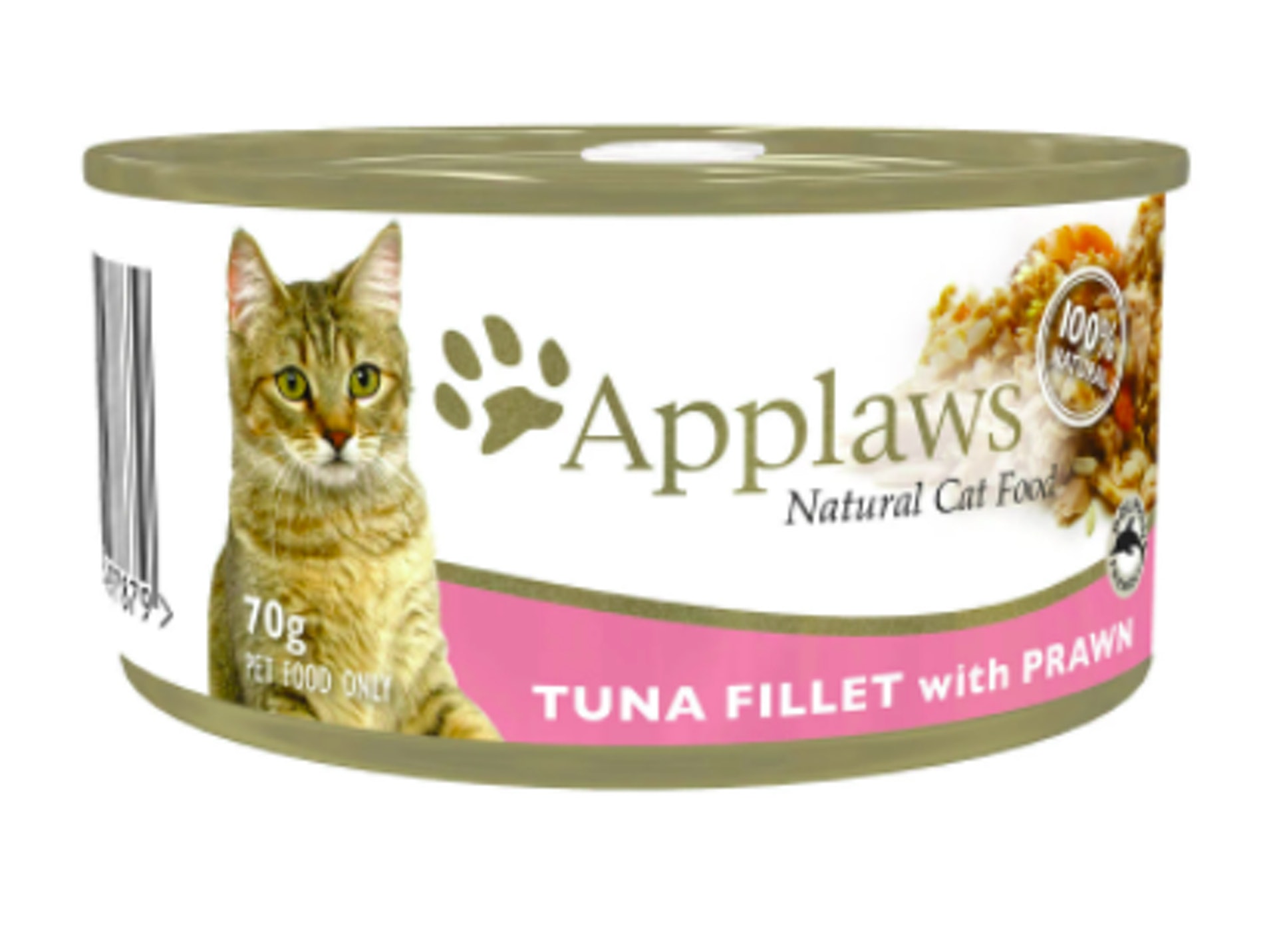 「Applaws」的副食罐Natural Cat Food - Tuna Fillet with Prawn