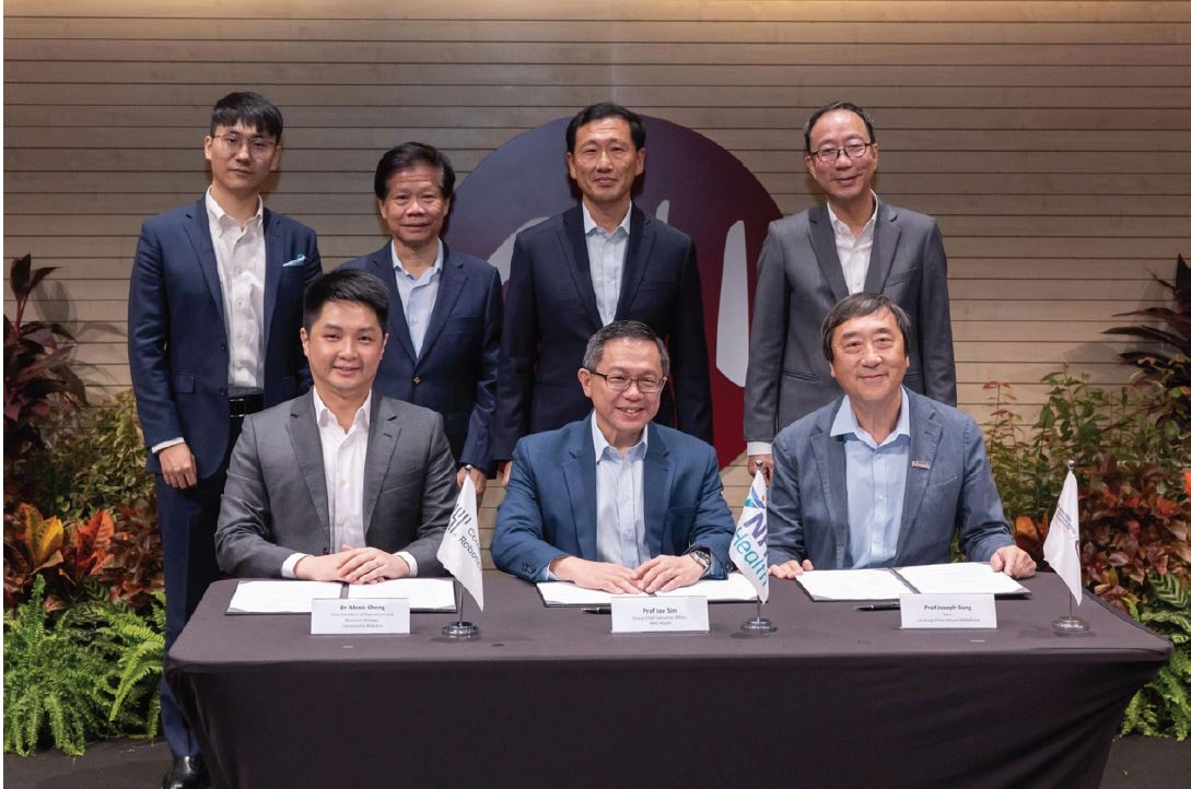 康諾思騰與新加坡國立健保集團及南洋理工大學 簽署三方戰略合作備忘錄