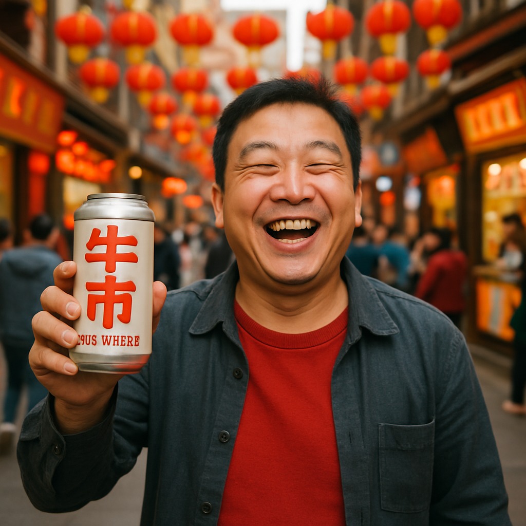 新款超級啤酒「牛市」